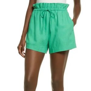 High Waisted Paperbag Shorts